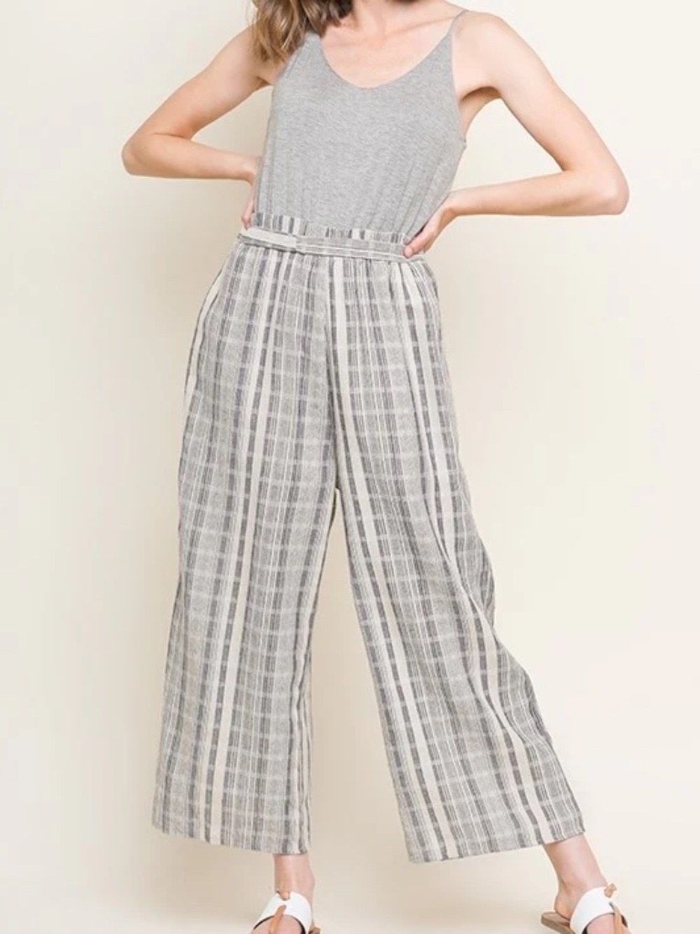 Umgee Tank Top Jumpsuit
